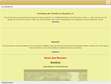 Tablet Screenshot of los-duendes.org